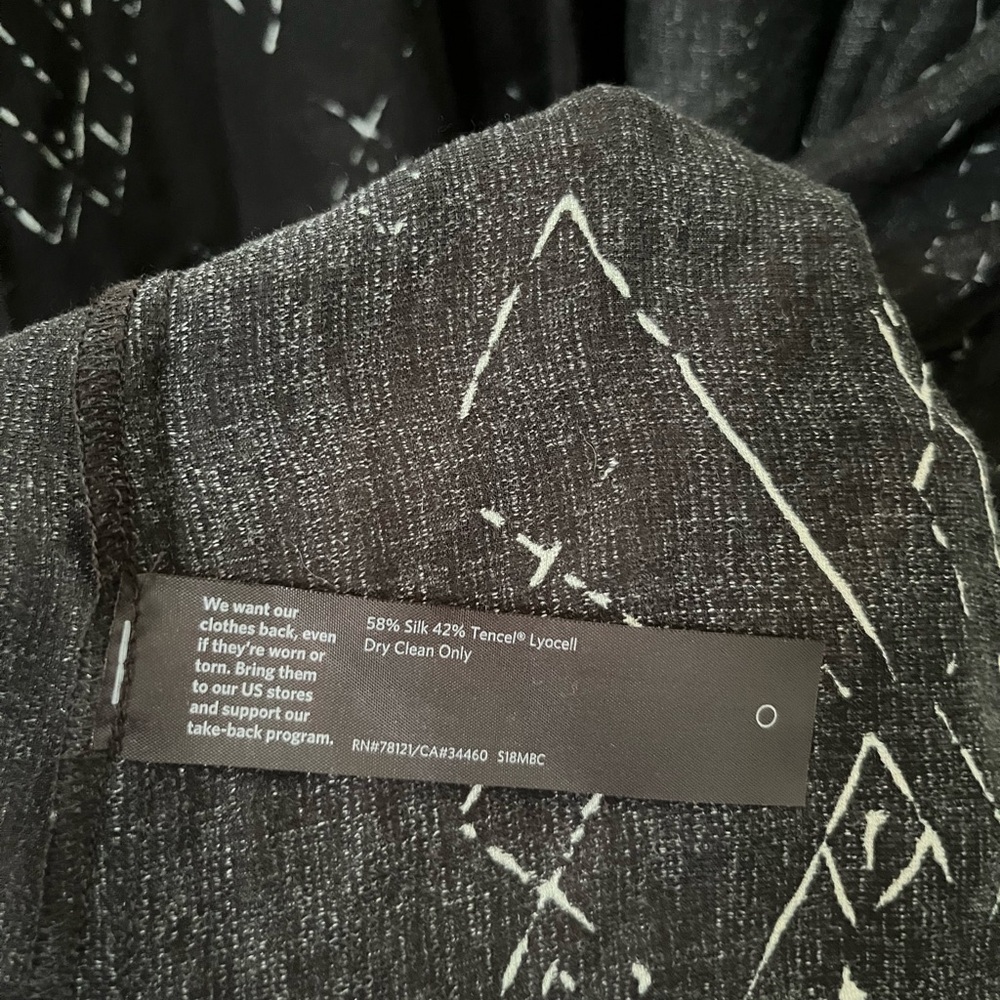 NWT EILEEN FISHER Marrakesh Printed Silk Tencel Long Kimono Jacket Top S/M/P/M - Picture 9 of 11